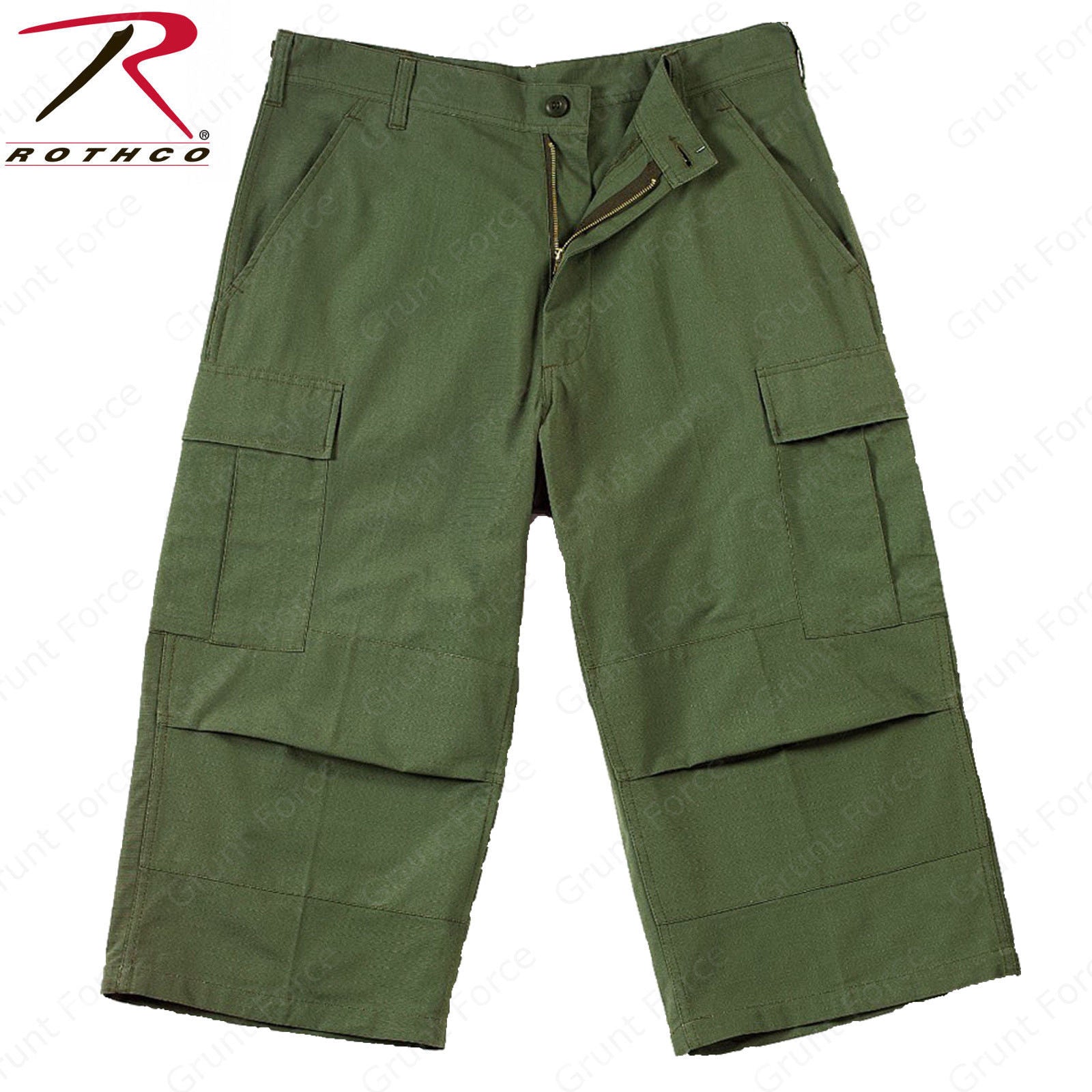 Buy V3E Men's Cargo Shorts 3/4 Relaxed Fit Cotton Capri Cargo Pants  (Green)-(30) at Amazon.in